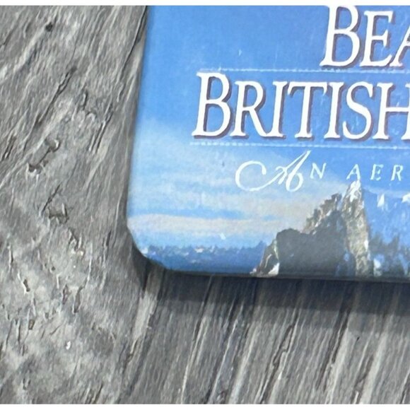 Over Beautiful British Columbia An Ariel Adventure Pinback Button Logo Blue - Picture 2 of 8